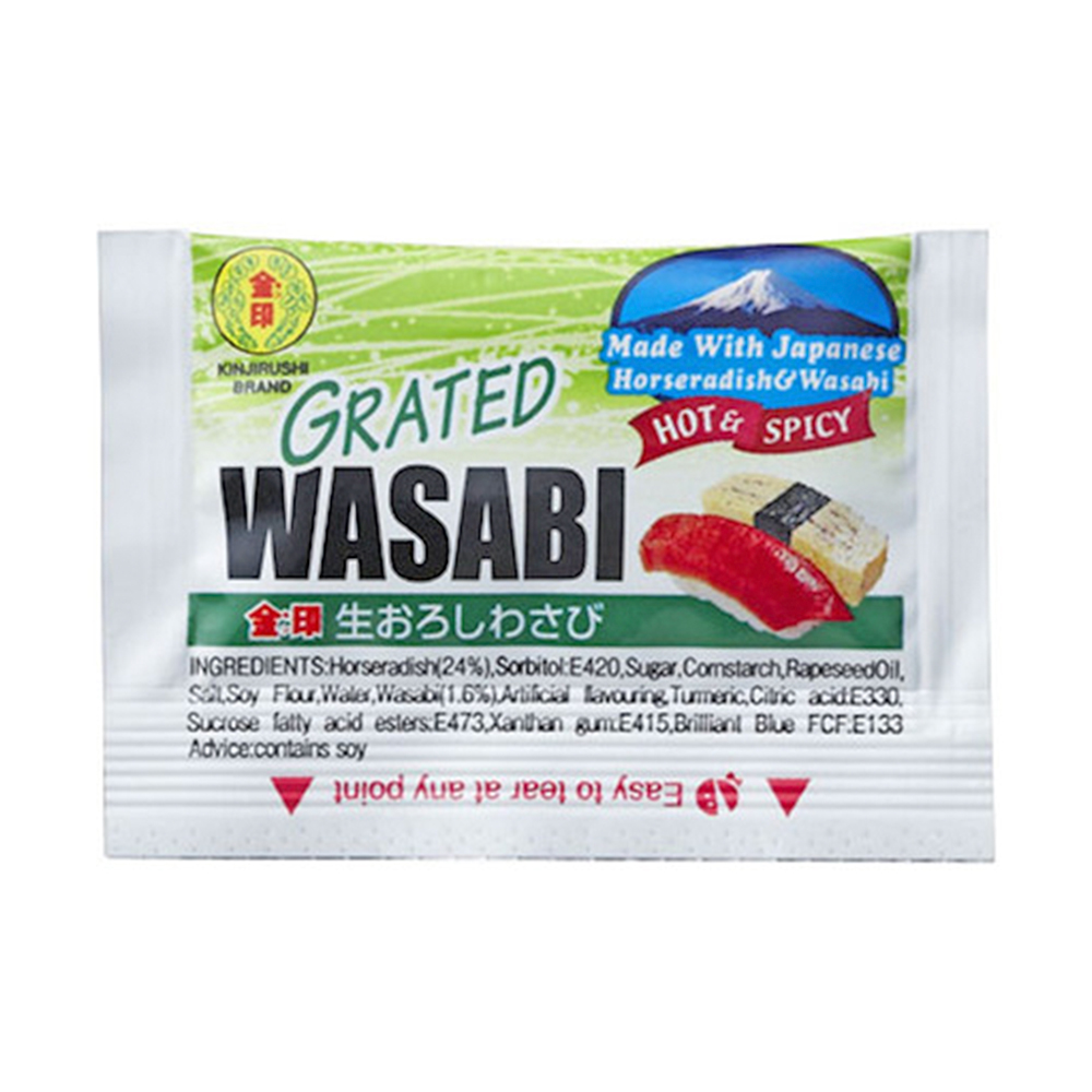 Kinjirushi Freshly Grated Wasabi - 2.5g × 200 Sachets - Image 2